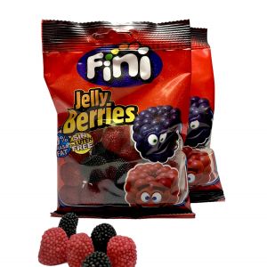 Bonbons Fini Mûre Perlée Rouge et Noire Jelly Berries 