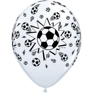 FootBall Soccer Balls 6 Ballons 11″ Qualatex 