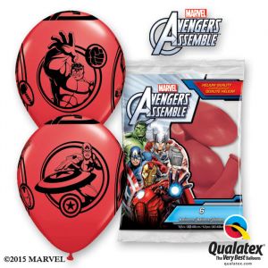 Marvel’s Avengers 6 Ballons 11″ Qualatex 